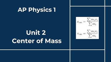 AP Physics 1 - Unit 2 - Lesson 19 - Center of Mass