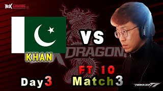[Tekken7]KNEE vs KHAN (Pakistan) Day3 Match3, 20191130