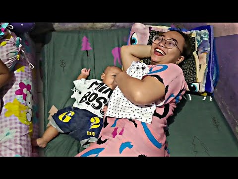 Vlog #250 busui santai menyusui sambil tiduran dan bercanda sama anak