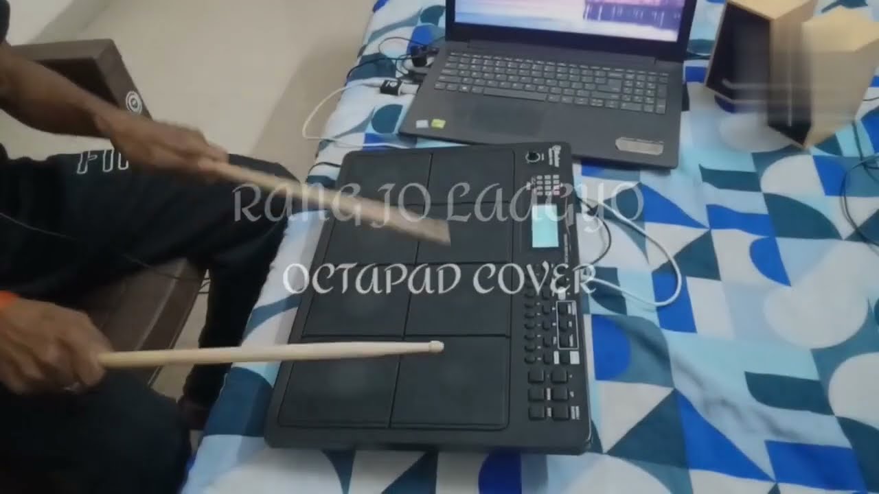 Rang Jo Lagyo - Ramaiya Vastavaiya | Girish Kumar, Shruti Haasan | Atif & Shreya | Octapad Cover