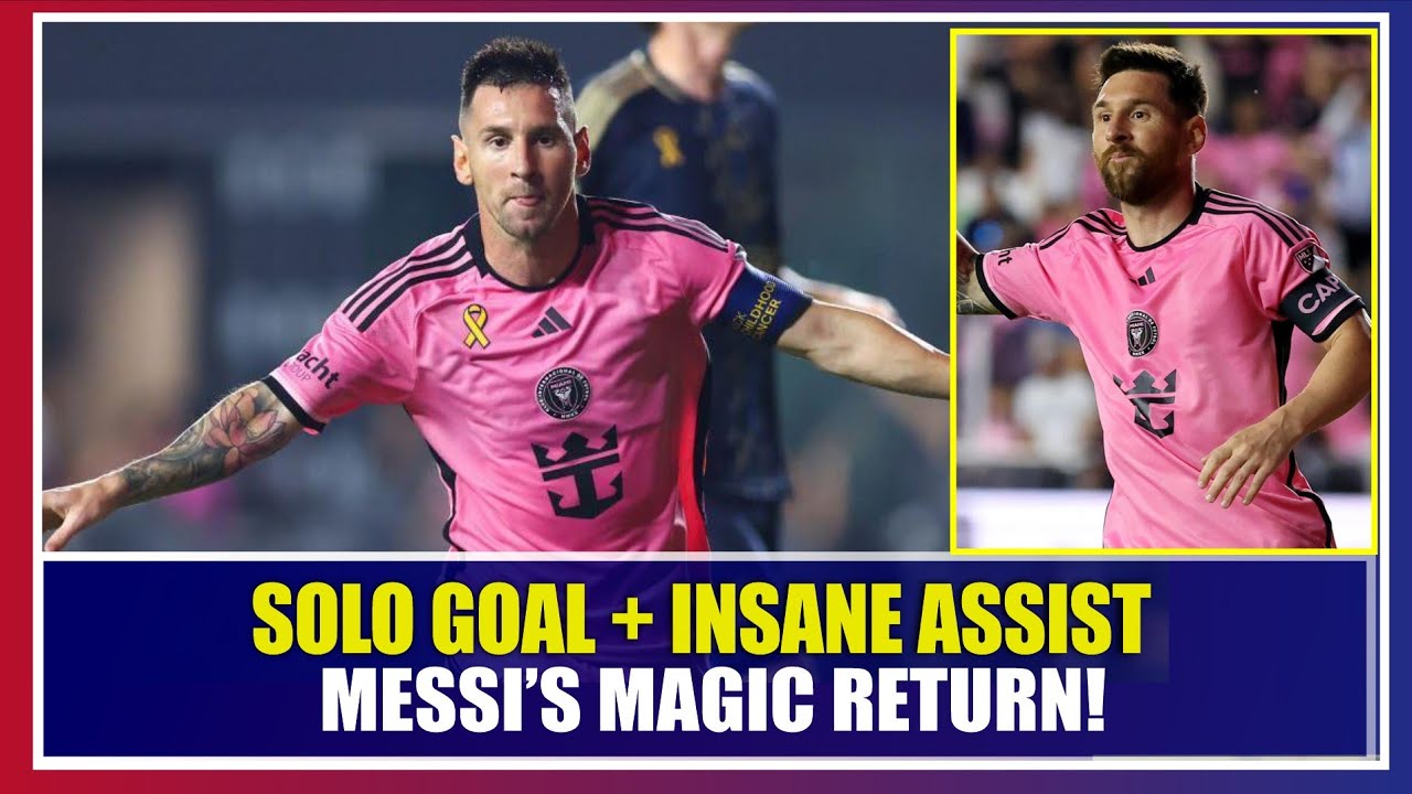 MESSI MAGIC! 😱 Goal + Back-Heel Assist in 45 Minutes After Injury Return!"