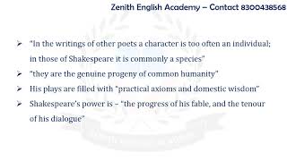 Lecture 146 Preface to Shakespeare