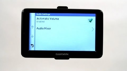 How to Adjust the Volume on a Garmin GPS : GPS & Garmin