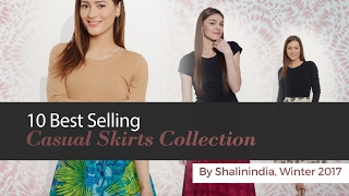 10 Best Selling Casual Skirts Collection By Shalinindia, Winter 2017 screenshot 3