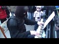 Ukrainian soldier plays ussrsovietrussian anthem on piano