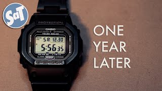 ONE YEAR LATER  Is the Casio GShock GW5000U Still My Favorite Watch?