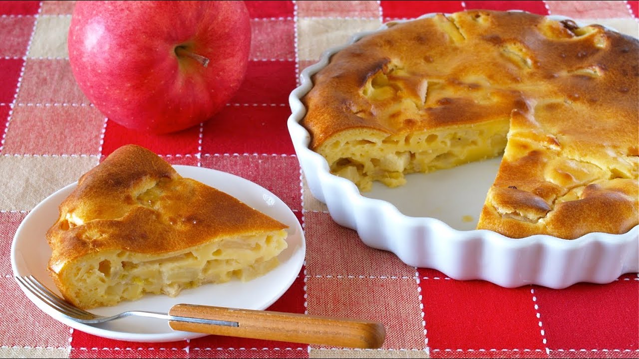 Yogurt Pomme Pomme (Easy and Healthy Apple Cake Recipe to LOSE WEIGHT) ヨーグルトポムポムの作り方 (レシピ) | ochikeron