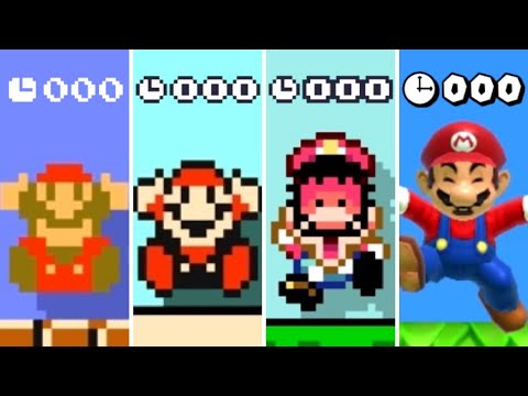 Evolution of Time Up in Mario Games (1985-2020)