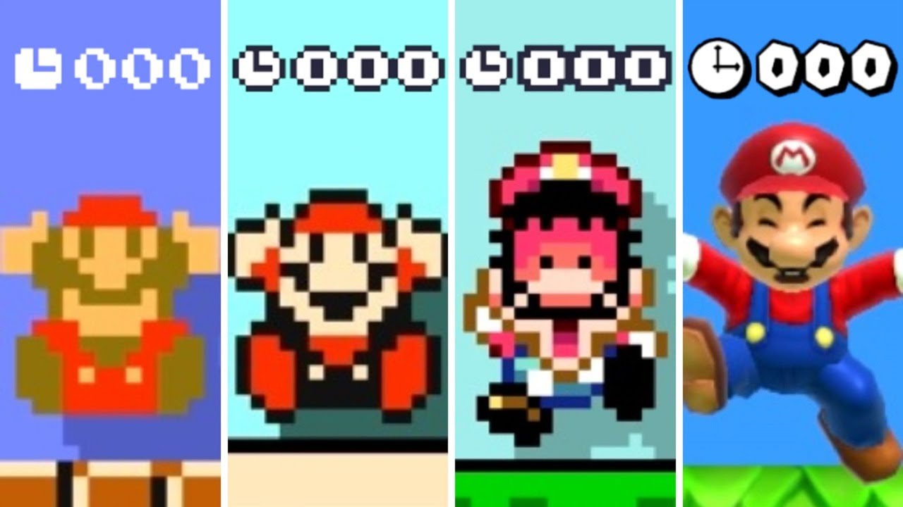 Evolution of Time Up in Mario Games (1985-2020) 