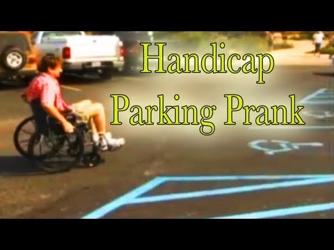 Funny Handicap Parking Prank