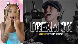 Dimas Senopati - Dream On (Acoustic Cover) - First Time Reaction