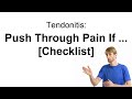 Jumpers Knee: It's Okay to Train through Pain If… [Checklist]