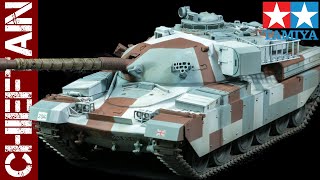 Chieftain tank in Berlin Brigade urban camouflage scheme (Tamiya 1/35 scale model kit)