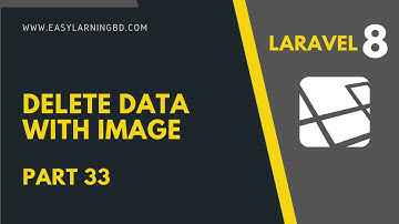 Laravel 8 Tutorial | Delete Data With Image Part 33