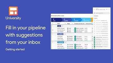 Fill in your pipeline with suggestions from your inbox