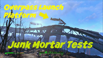Overpass Launch Platform | Junk Mortar Tests: Fallout 4 Contraptions Workshop DLC |