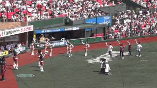 楽天イーグルス　初回守備～始球式　2012.6.2　セパ交流戦　楽天-広島