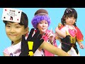 ファントミラージュ 戦いごっこ遊び ☆ 逆逆警察登場でゆうちゃんがモウオドレナイヤ―に！ファントミハート大ピンチ！？ なりきり 変身 ゆうちゃんほのちゃん