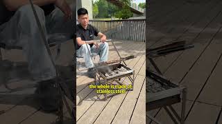 Factory direct sales: a flip-style BBQ grill—the ultimate tool for outdoor grilling!#BlazeForF1