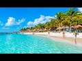 4K HDR CANCUN Isla mujeres Walking Tour,  paradise beach  🏖️ The Mexican Caribbean travel Walk