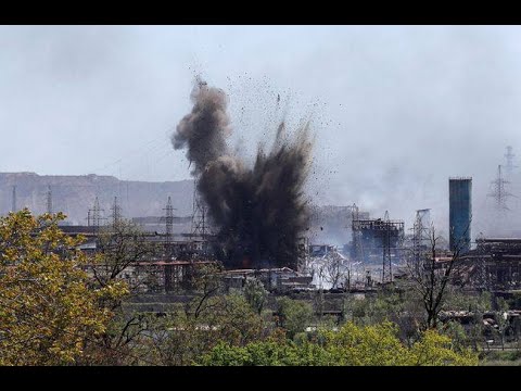\"აზოვსტალი\" ცეცხლგამჩენი ჭურვებით იბომბებოდა