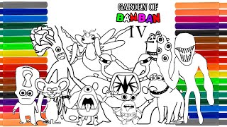 GARTEN OF BANBAN 4 Trailer Monsters Coloring Pages