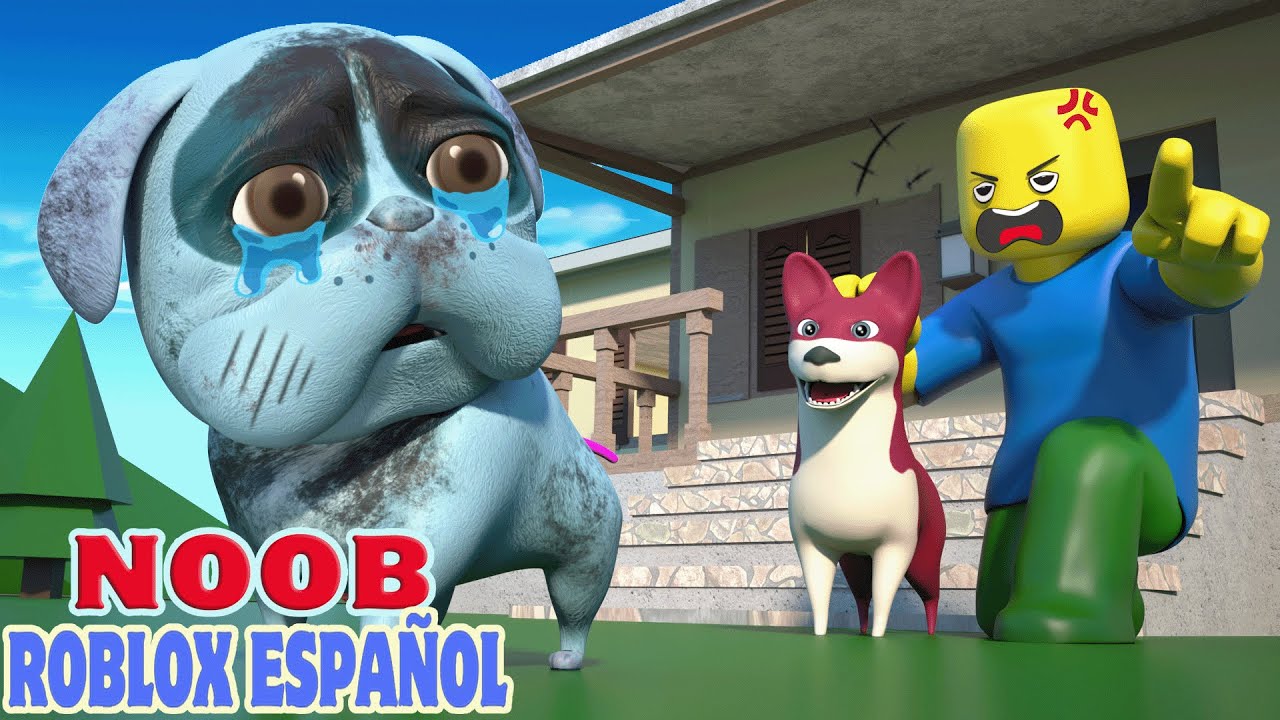 ROBLOX Brookhaven 🏡RP - NUEVO EPISODIO: Pobre perro es adoptado | Noob Roblox Español