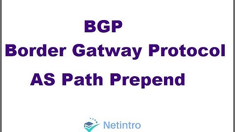 BGP AS Path Prepend