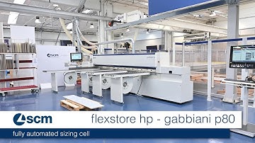 scm flexstore hp and gabbiani p80 - fully automated sizing cell
