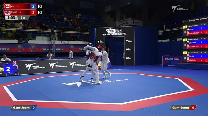 324 Quarter final W  57kg CAN PARK S  GBR POWELL A