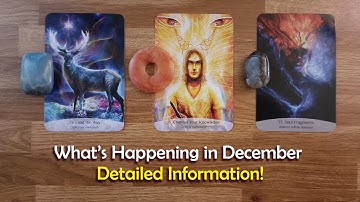 What is Happening for You in December🎄🎁🎅🏼Incredibly Detailed Messages🎁 Pick a Card Tarot