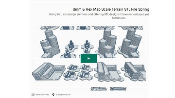Check Out The Battletech STL Terrain Files