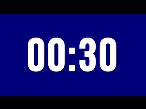 30 Seconds Timer for Kids with Music and Buzzer Countdown Clock