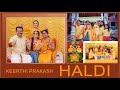 Haldi ceremony   keerthi prakash