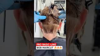 PRO BASIC LINE BOB HAIRCUT: Complete Tutorial Linked Below! 🔥🔥🔥