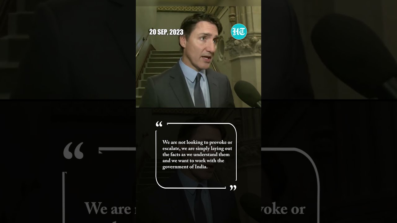  Not Looking To Provoke Or Escalate Trudeau On Relations With India