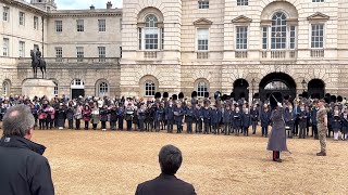 Children Sing God Save The King at Horse Guards Parade
