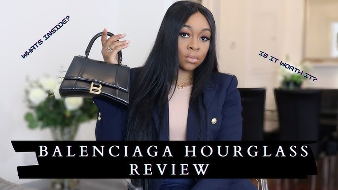 balenciaga hourglass xs vs small