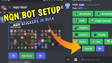 How to setup nqn bot in hindi || Stickers pack for discord server