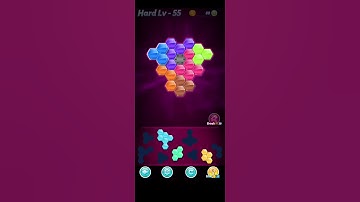 Block! Hexa Puzzle~Regular A  block 3 to 6 levels level~55