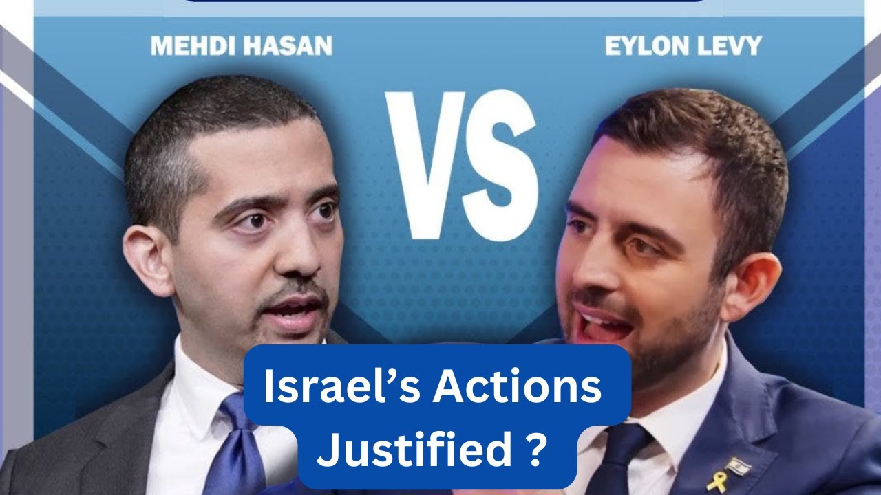 !! Must Watch !!  | Mehdi Hasan Debate with Eylon Levy Highlights | Israel's Actions Justified ?