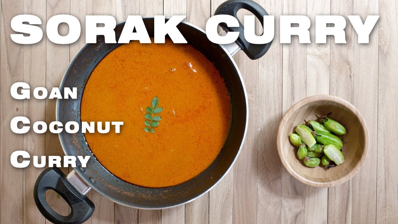 Sorak Curry Recipe - How to make basic Goan coconut curry [Vegan]