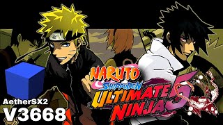 Naruto Shippuden Ultimate Ninja 5 - (PS2 - PCSX2 Version 1.7.x) Max  Settings 4k/60fps 