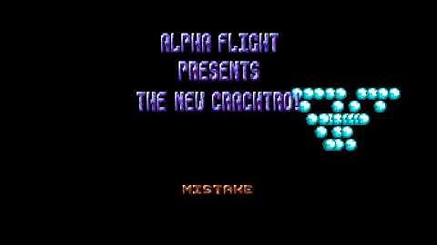Alpha Flight   The New Cracktro HYPERSPIN AMIGA INTRO CRACKTRO DEMO COMMODORE NOT MINE VIDEOS