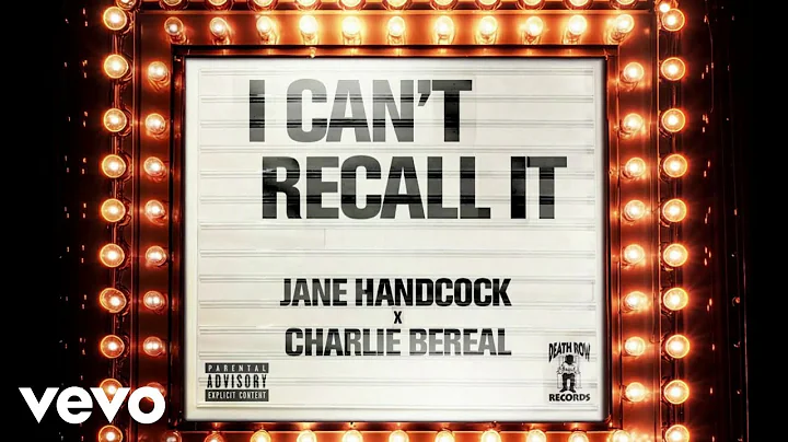 JANE HANDCOCK, Charlie Bereal - I Can't Recall It (Visualizer)