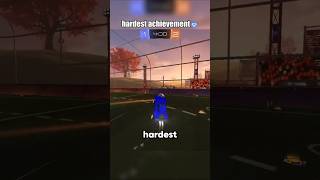 The HARDEST RL Achievement🥶#shorts #rocketleague