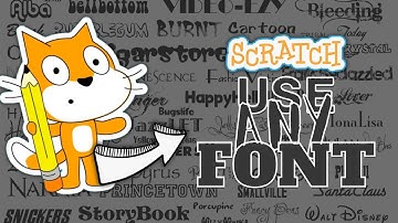 How to add more fonts in Scratch ? | Scratch Custom Fonts