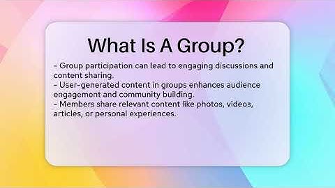 What Is A Group? - Everyday-Networking