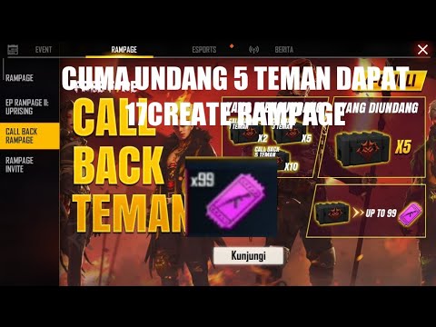 Cara Event Call Back Teman Rampage 2 0 Endingnya Malah Gini