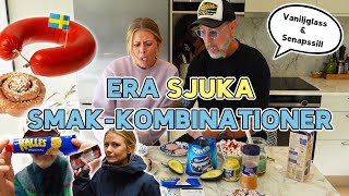 VI TESTAR ERA VIDRIGASTE SMAK-KOMBINATIONER!!!